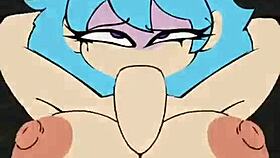 Sky gets her big tits fucked and cumshot on 😏