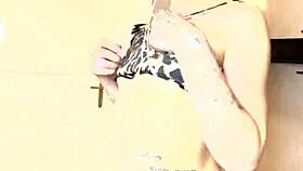 luisastarvip asks, want to see me play with this red dildo in the kitchen? full video