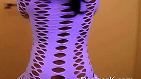 Cute ebony teen receives spanking