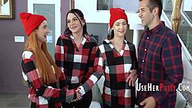 Thanksgiving Free Use Family Fun with Serena Hill and Violet Spice! Wow!