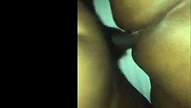 Ebony couple gets down with intense doggystyle action