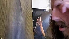 Sharing experiences at the gloryhole with multiple visitors