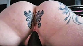 Fucking my girlfriend with monster cock, cumming deep in her pussy