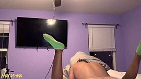 Yo, watch this black milf give a wild blowjob and take a creampie!