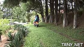 Is that shemale rod ready for a hardcore blowjob?