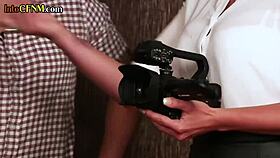 Cfnm amateur bj and hj group action by femdom babes