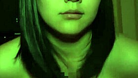 College chick with cute face and huge ddd cup tits wants cock part 2