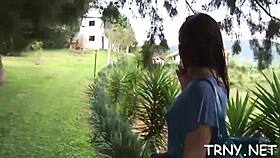 Is that shemale rod ready for a hardcore blowjob?