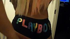 Cute ebony teen receives spanking