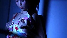 Marica Hase strips nude, teasing her Japanese curves