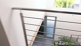 Yo, this babysitting teen 18+ got spermed hard, unbelievable! 😲