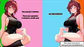 Squid Game roleplay with jerk off instructions in Spanish