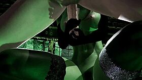 cumming deep inside witch gruntilda's pussy on halloween