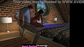 In this cartoon, the tenant pays the due rent in a special way.