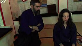 bondage with pat foster spanked and bound by master