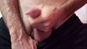 Delicious handjob on a monster cock that's fucking huge