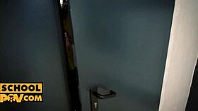 pov foot fetish with heels blowjob and doggystyle riding at office