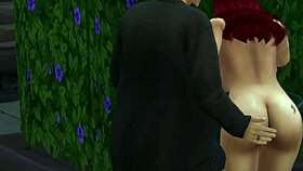 Blooper sparks public spanking submission outdoors