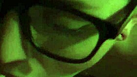 big-tits blonde gives nice blowjob with huge glasses and cumshot 😍