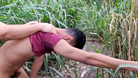 Male Fucking The Mixed In The Middle Of The Trail!