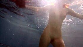 I love big tits brunette mia underwater