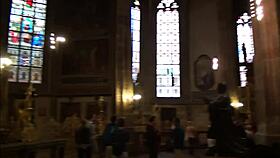 Exploring historic Prague Castle in Czech Republic