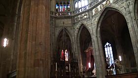 Exploring historic Prague Castle in Czech Republic