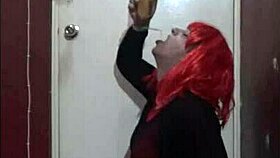 bisexual crossdressing mark wright wants to try another man's piss while swallowing his own