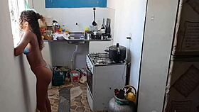 Stepfather's Shock at Hot Stepdaughter's Secret?