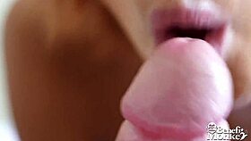 Veronica Leal Delivers Intense Blowjob and Handjob in POV with Petite Redhead Deepthroat and Rimjob