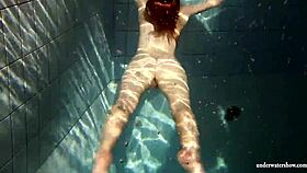 I love big tits brunette mia underwater