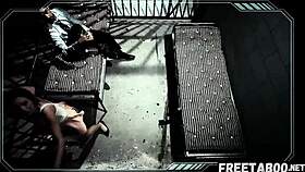 Scared teen 18+ eliza jane takes ryan drillers cock in prison roleplay