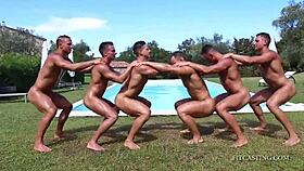Fitcasting gladiator camp part 9 12 gay pool interview