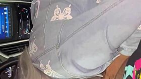 Fat Ebony Babe Gives Sloppy Deepthroat While Listening to Music