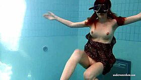 I love big tits brunette mia underwater