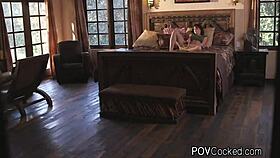 A Busty Bombshell Enjoys a Thick Cock in POV