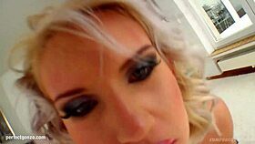 beatrix in group blowbang getting facial cumshots