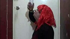 bisexual crossdressing mark wright wants to try another man's piss while swallowing his own