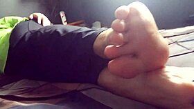 Sole focused video mature with high foot arches