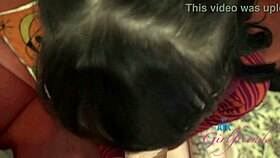 Naughty girl kitty cam gives a footjob blowjob and takes cock deep gfe pov