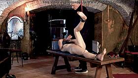 blonde shy milf tasting the sole