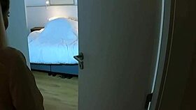 The naughty godmother and the groom on wedding night