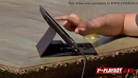 Brunette Lets Stranger Suck Her Sensually