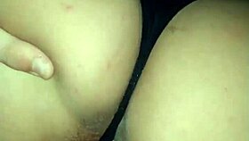 Hey, this latina culona's ebony pussy is for the black argentinian guy to enjoy