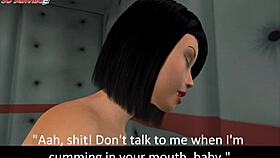 In the night club, a thai anime-inspired orgy unfolds with bareback assfucking and double penetration.