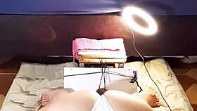 Exhibitionist Doggystyle with White Panties Torn in Ass