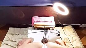 Exhibitionist Doggystyle with White Panties Torn in Ass