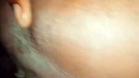 mature ebony milf enjoys doggie style with huge monster cock