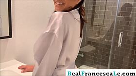 anal loving milf francesca teases with solo toys fisting