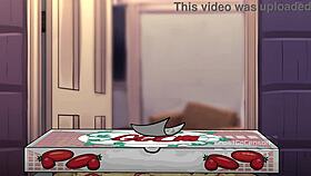 gay rough sex over pizza 🍕